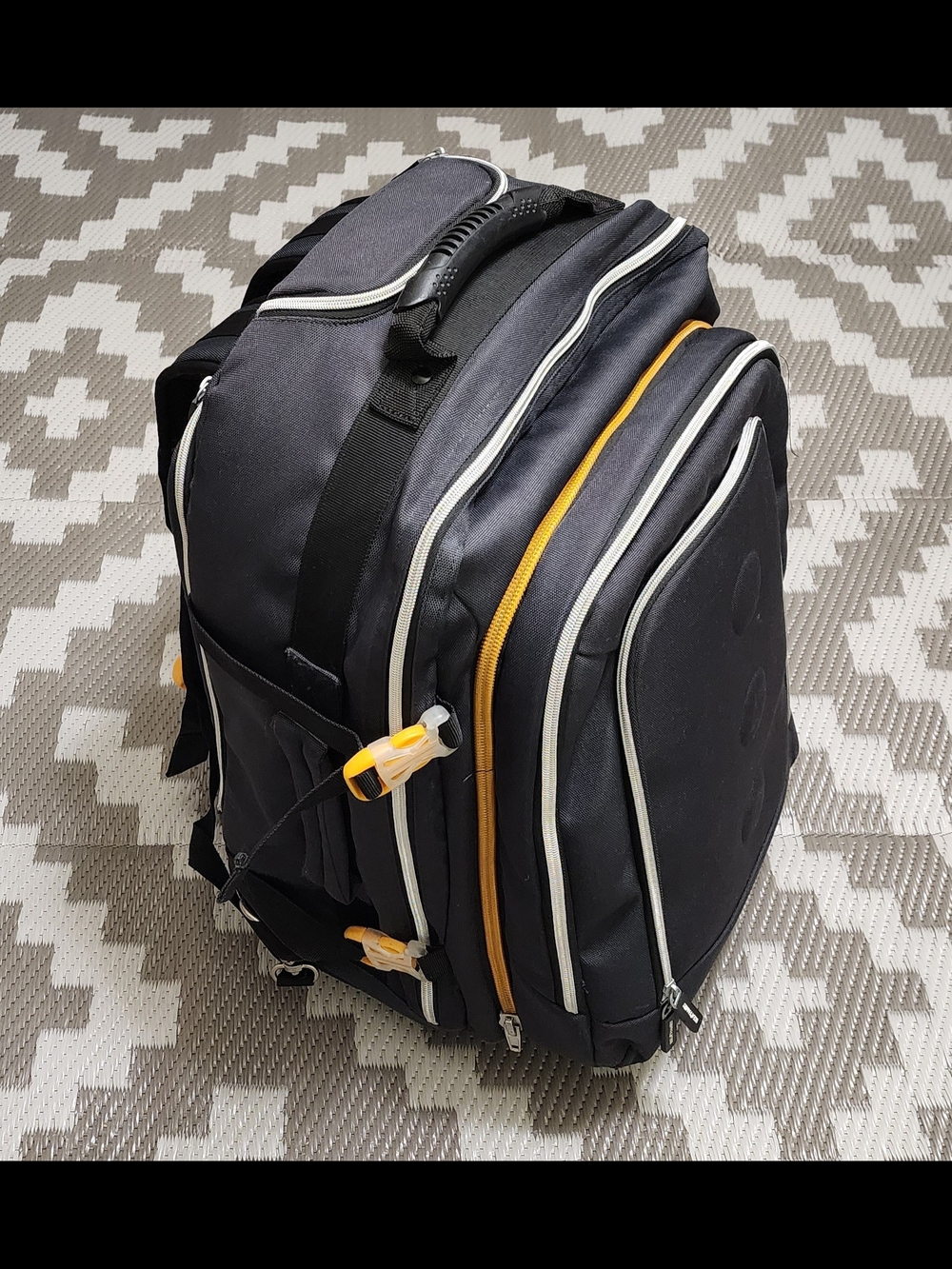 IKEA Black Backpack with Yellow Accent - Picture 2 of 11